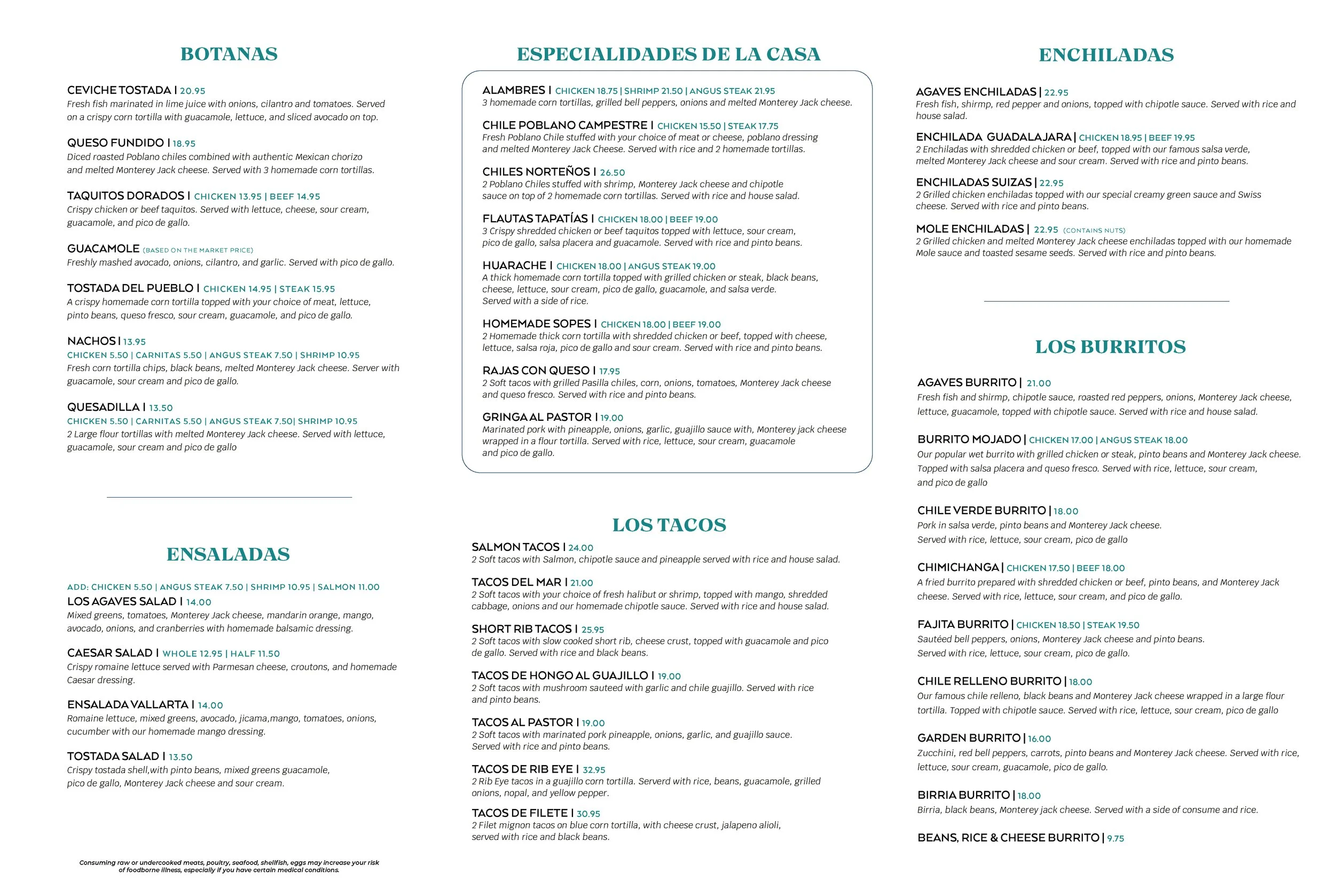 LOS AGAVES商品 Restaurant Locations | Los Agaves Mexican Restaurant